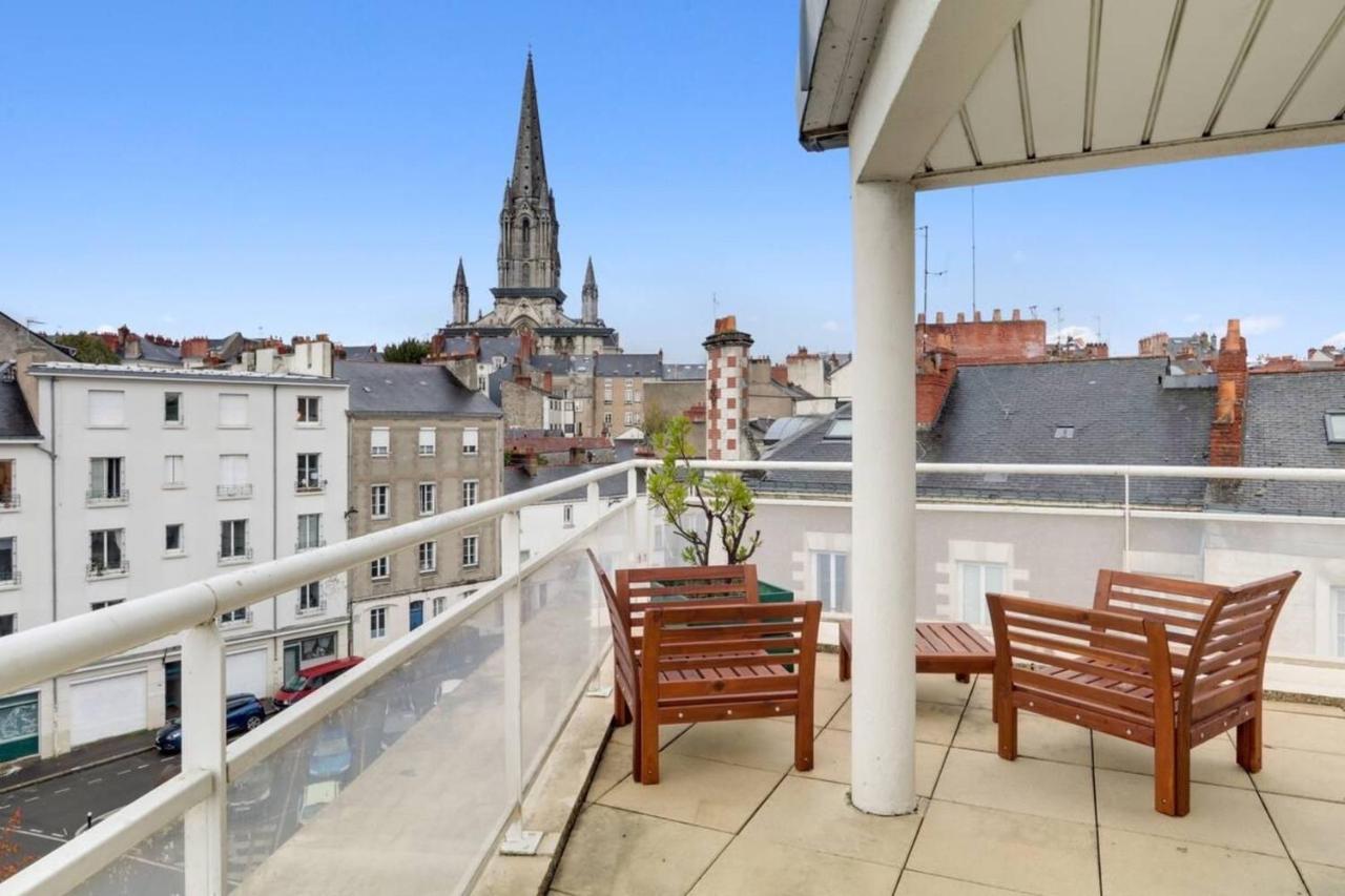 Bright Apartment With Large Terrace 낭트 외부 사진