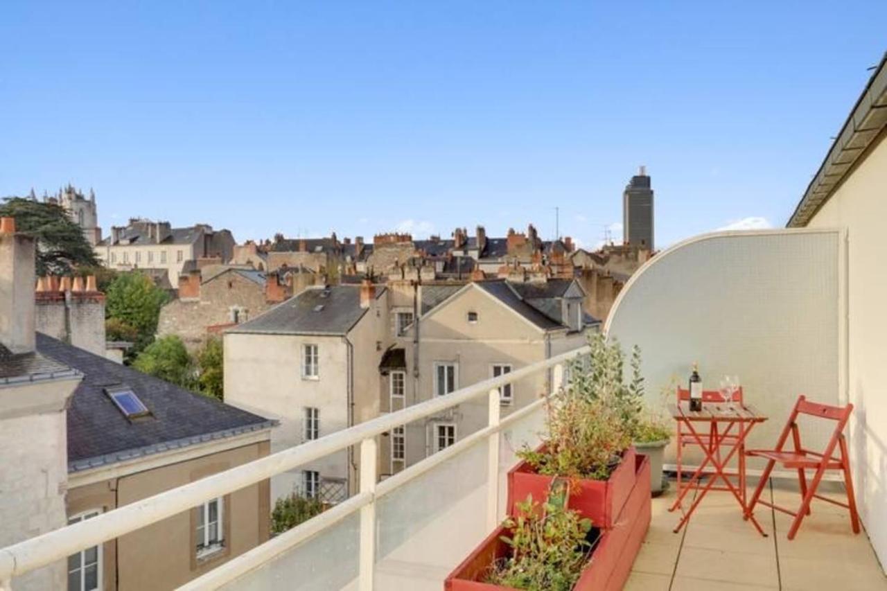 Bright Apartment With Large Terrace 낭트 외부 사진